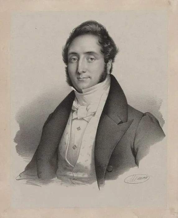 Framed Print : Portrait of the composer Jacques Francois Gallay (1795-1864), 1825 Framed Print : Portrait of the composer Jacques Francois Gallay (1795-1864), 1825