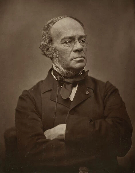 Portrait of the composer Jacques Fromental Halévy (1799-1862), ca 1860. Creator: Carjat, Étienne (1828-1906)
