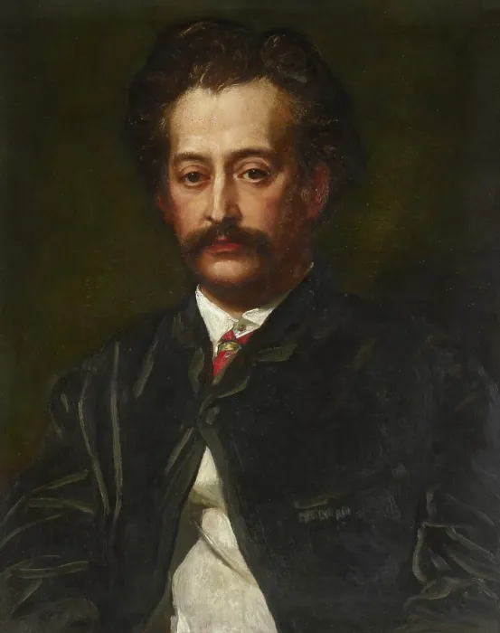 Framed Print : Portrait of the composer Jakob Blumenthal (1829-1908), 1875. Creator: Watts, George Frederic (1817-1904) Framed Print : Portrait of the composer Jakob Blumenthal (1829-1908), 1875. Creator: Watts, George Frederic (1817-1904)