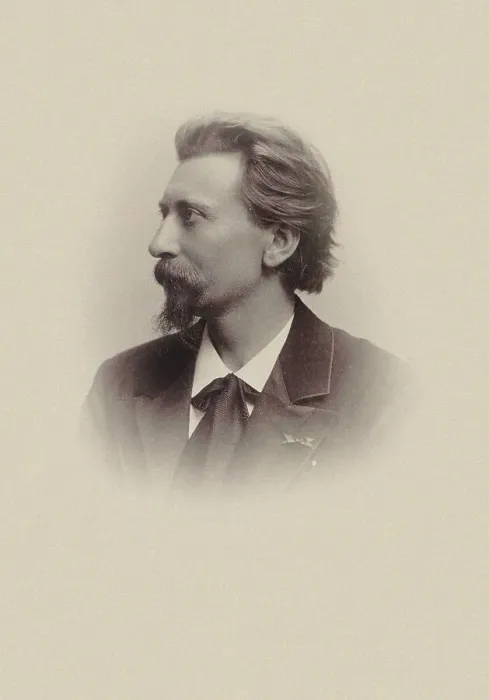 Framed Print : Portrait of the composer Jan Blockx (1851-1912), 1890. Creator: Photo studio Kriegsmann, Anvers Framed Print : Portrait of the composer Jan Blockx (1851-1912), 1890. Creator: Photo studio Kriegsmann, Anvers