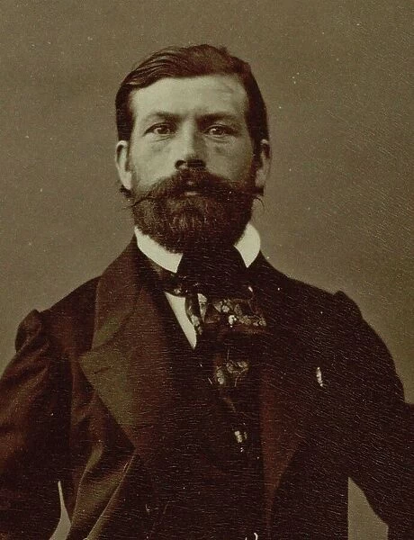 Portrait of the composer Jean-Baptiste Weckerlin (1821-1910), ca 1860. Creator: Photo studio Nadar