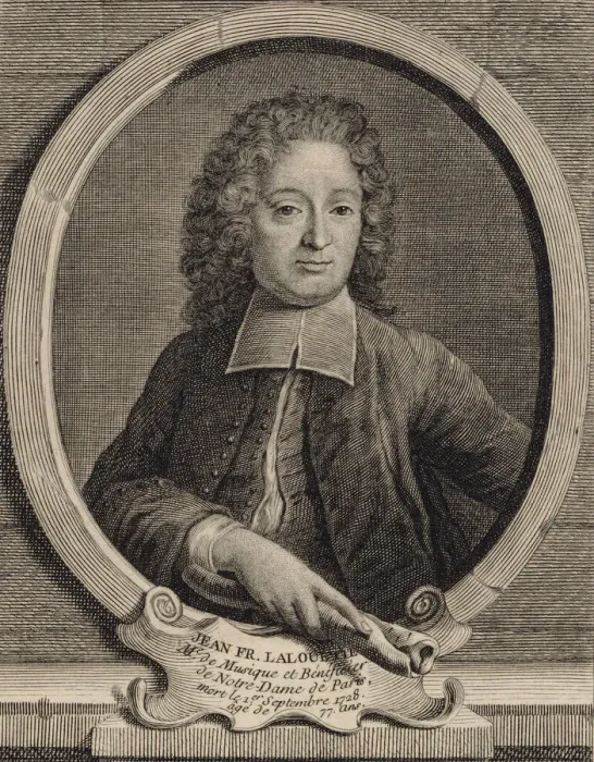 Framed Print : Portrait of the Composer Jean-Francois Lallouette (1651-1728). Creator: Anonymous Framed Print : Portrait of the Composer Jean-Francois Lallouette (1651-1728). Creator: Anonymous