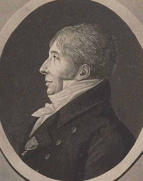 Portrait of the composer Jean-Francois Le Sueur (1760-1837), 1818. Creator: Quenedey