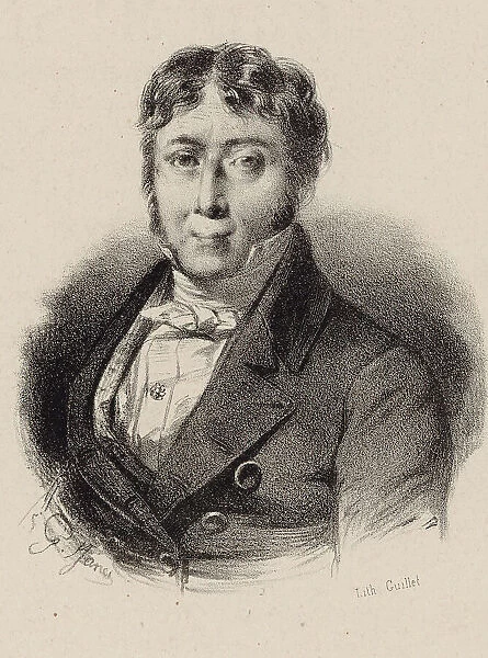 Portrait of the composer Jean-François Le Sueur (1760-1837), 1830. Creator: Anonymous