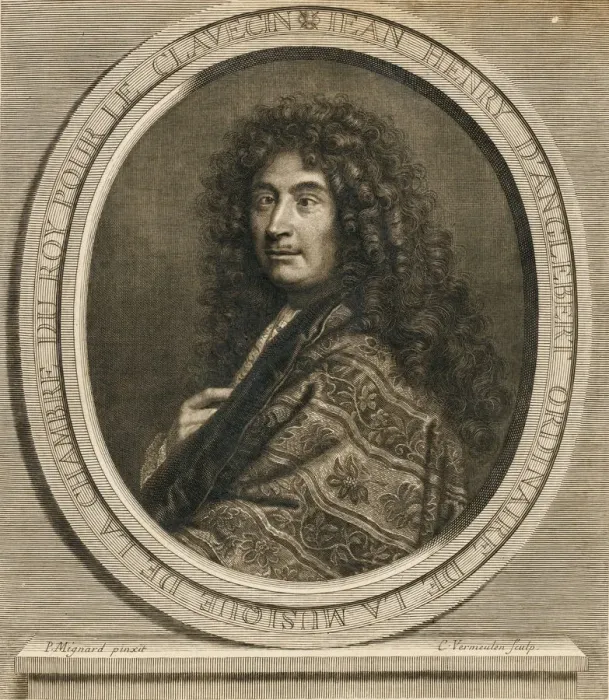 Framed Print : Portrait of the composer Jean-Henri d?Anglebert (1629-1691), 1689. Artist: Mignard, Pierre (1612-1695) Framed Print : Portrait of the composer Jean-Henri d?Anglebert (1629-1691), 1689. Artist: Mignard, Pierre (1612-1695)