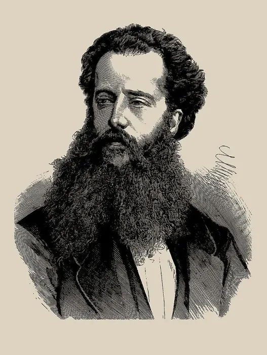 Framed Print : Portrait of the composer Joaquín Espín y Guillén (1812-1881), 1879. Creator: Anonymous