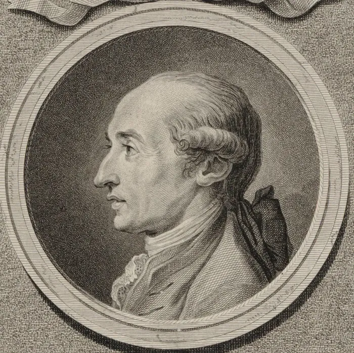 Framed Print : Portrait of the composer Johann Andre (1741-1799), 1780 Framed Print : Portrait of the composer Johann Andre (1741-1799), 1780