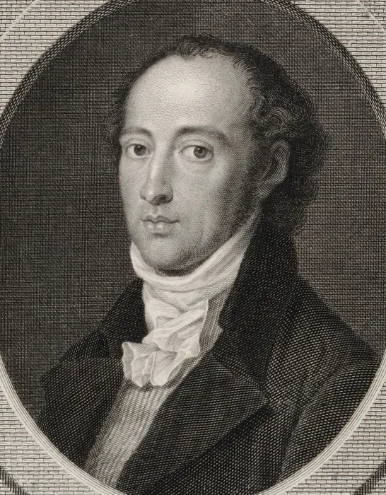 Framed Print : Portrait of the composer Johann Anton Andre (1775-1842), 1800 Framed Print : Portrait of the composer Johann Anton Andre (1775-1842), 1800
