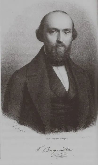 Framed Print : Portrait of the composer Johann Friedrich Franz Burgmuller (1806-1874), c. 1840. Artist: Anonymous Framed Print : Portrait of the composer Johann Friedrich Franz Burgmuller (1806-1874), c. 1840. Artist: Anonymous