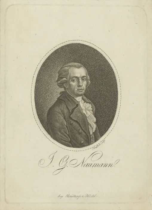 Framed Print : Portrait of the composer Johann Gottlieb Naumann (1741-1801), c. 1800. Creator: Scheffner Framed Print : Portrait of the composer Johann Gottlieb Naumann (1741-1801), c. 1800. Creator: Scheffner