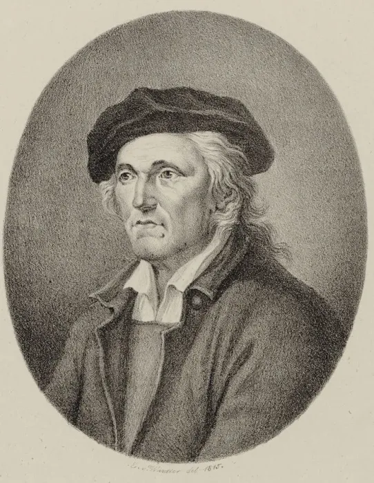 Framed Print : Portrait of the Composer Johann Philipp Kirnberger (1721-1783), 1815. Creator: Winter