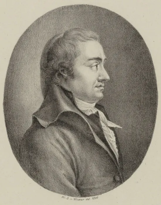 Framed Print : Portrait of the Composer Johann Rudolf Zumsteeg (1760-1802), 1816. Creator: Winter Framed Print : Portrait of the Composer Johann Rudolf Zumsteeg (1760-1802), 1816. Creator: Winter