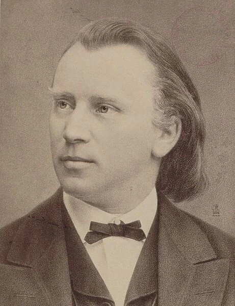 Portrait of the composer Johannes Brahms (1833-1897), 1876