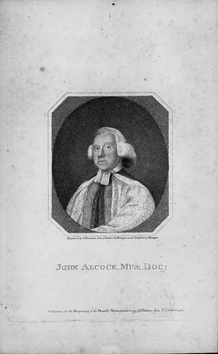 Framed Print : Portrait of the composer John Alcock (1715-1806) Framed Print : Portrait of the composer John Alcock (1715-1806)