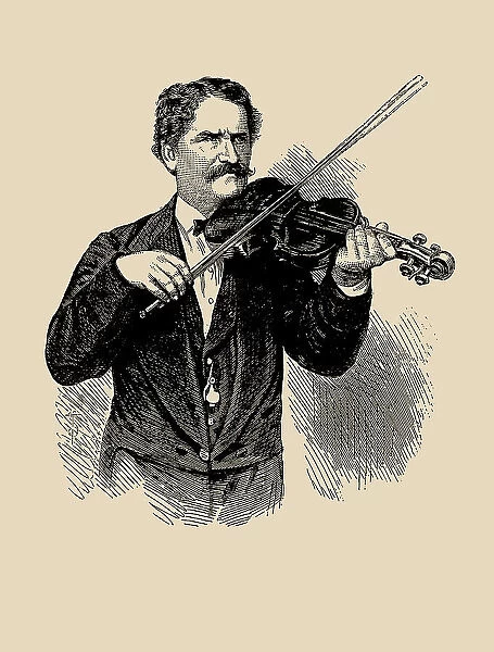 Portrait of the composer Josef Gung'l (1809-1889). Creator: Anonymous