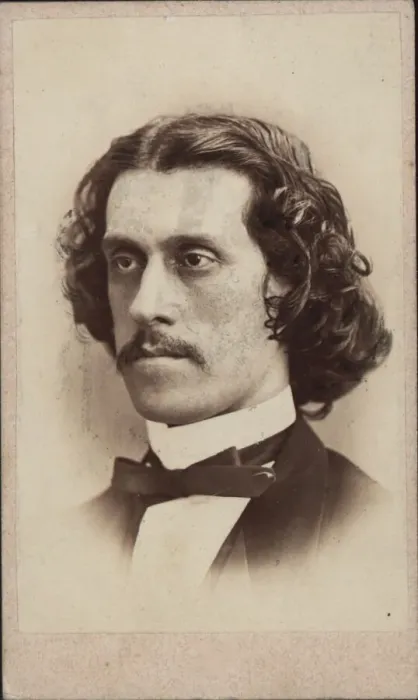 Framed Print : Portrait of the composer Josef Strauss (1827-1870), ca 1860 Framed Print : Portrait of the composer Josef Strauss (1827-1870), ca 1860