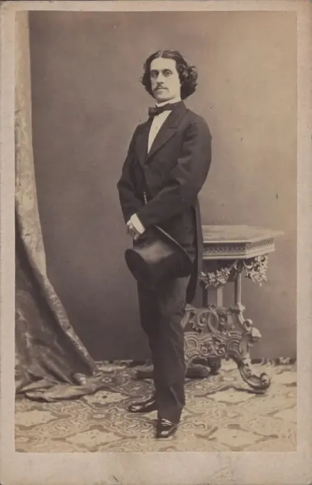 Framed Print : Portrait of the composer Josef Strauss (1827-1870). Creator: Schrank, Ludwig (1828-1905) Framed Print : Portrait of the composer Josef Strauss (1827-1870). Creator: Schrank, Ludwig (1828-1905)