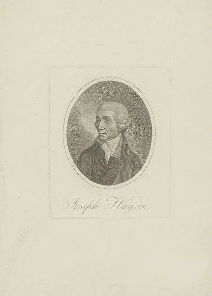 Portrait of the composer Joseph Haydn (1732-1809), 1800s. Creator: Anonymous