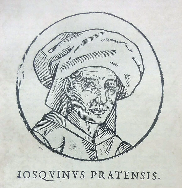 Portrait of the Composer Josquin des Prez, c. 1610. Artist: Anonymous