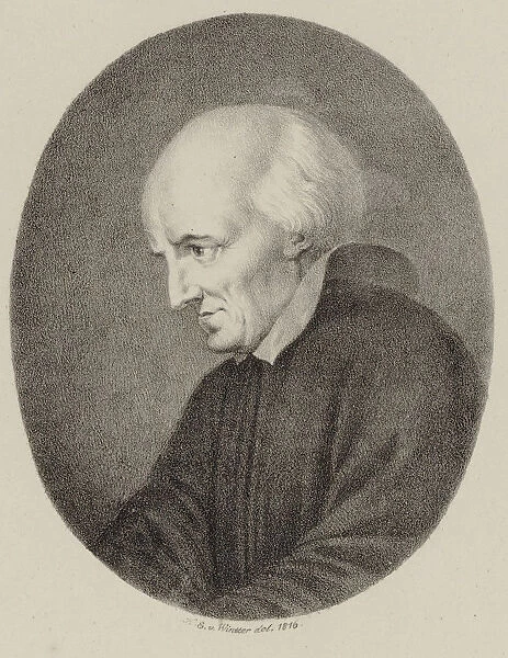 Portrait of the composer Karl Friedrich Christian Fasch (1736-1800), 1816
