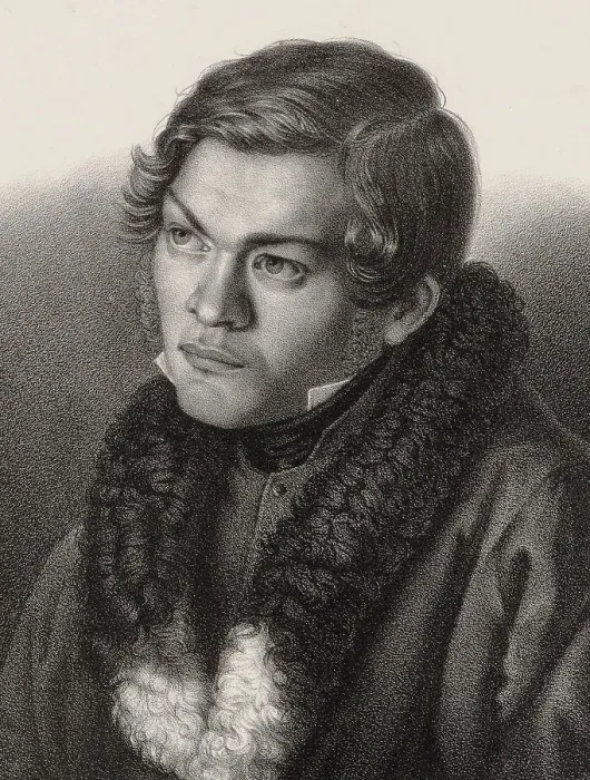 Framed Print : Portrait of the composer Karl Ludwig Drobisch (1803-1854), 1830. Creator: Hahn, Friedrich (1805-1870) Framed Print : Portrait of the composer Karl Ludwig Drobisch (1803-1854), 1830. Creator: Hahn, Friedrich (1805-1870)