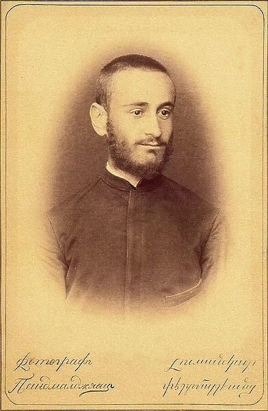 Portrait of the composer Komitas (1869-1935), 1890. Creator: Anonymous