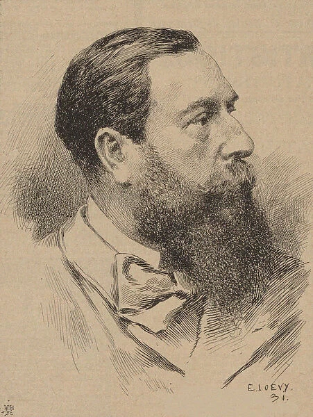 Portrait of the composer Leo Delibes (1836-1891), 1891