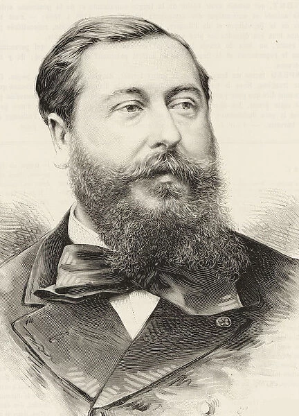Portrait of the composer Leo Delibes (1836-1891), 1891