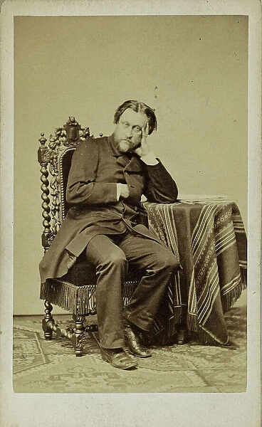 Portrait of the Composer Léon Kreutzer (1817-1868). Creator: Desmaisons, Émile (1812-1880)