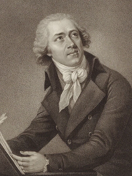 Portrait of the Composer Leopold Kozeluch (1747-1818), 1797. Creator: Ridley, William (1764-1838)