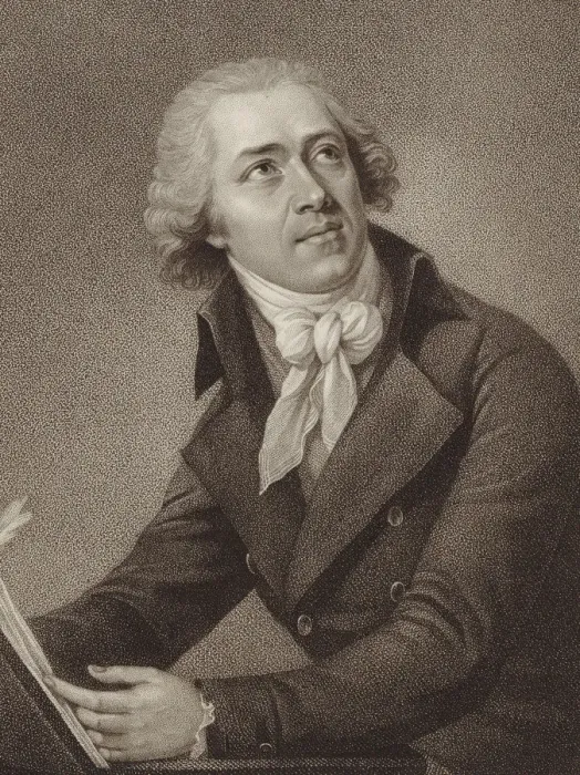 Framed Print : Portrait of the Composer Leopold Kozeluch (1747-1818), 1797. Creator: Ridley, William (1764-1838) Framed Print : Portrait of the Composer Leopold Kozeluch (1747-1818), 1797. Creator: Ridley, William (1764-1838)