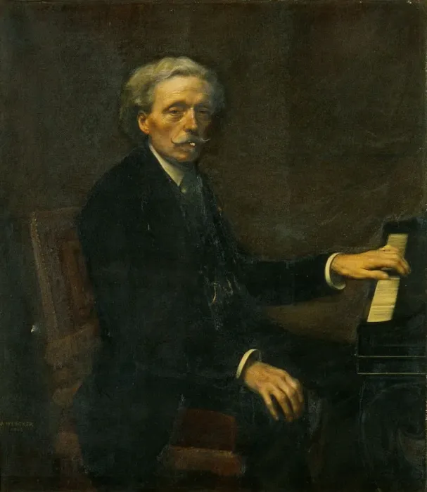 Framed Print : Portrait of the composer Louis Diemer (1843-1919), 1908 Framed Print : Portrait of the composer Louis Diemer (1843-1919), 1908