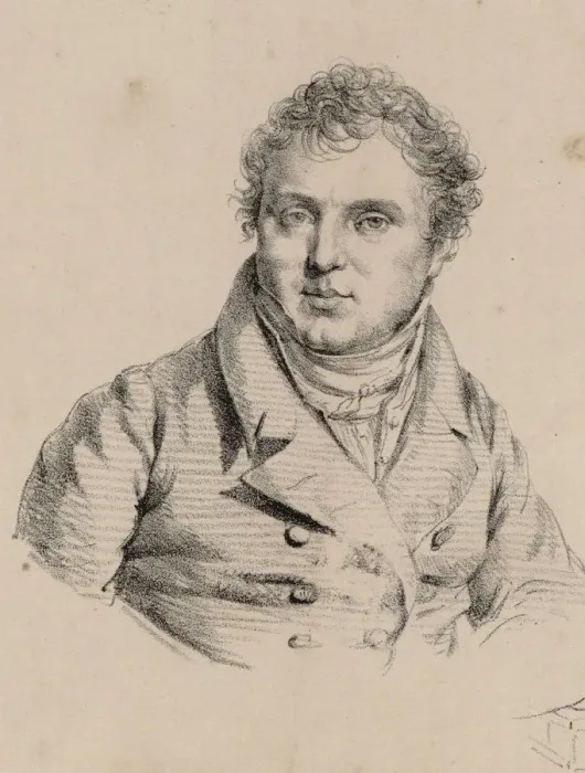 Framed Print : Portrait of the composer Louis Francois Dauprat (1781-1868), 1820 Framed Print : Portrait of the composer Louis Francois Dauprat (1781-1868), 1820
