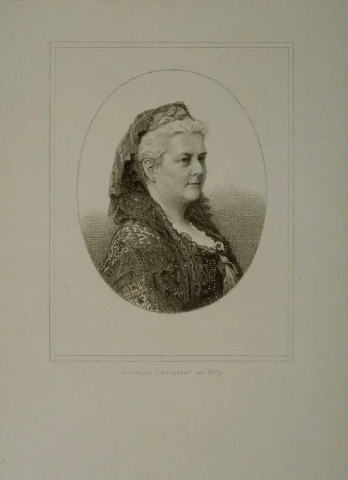 Framed Print : Portrait of the composer Louise-Aglae Massart (1827-1887) Framed Print : Portrait of the composer Louise-Aglae Massart (1827-1887)
