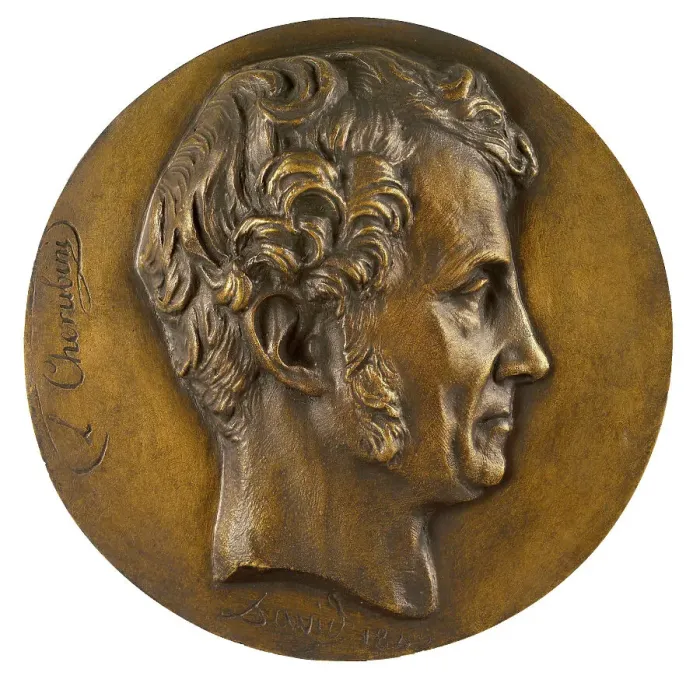 Framed Print : Portrait of the composer Luigi Cherubini (1760-1842), c. 1840. Creator: David d'Angers, Pierre-Jean (1788-1856) Framed Print : Portrait of the composer Luigi Cherubini (1760-1842), c. 1840. Creator: David d'Angers, Pierre-Jean (1788-1856)