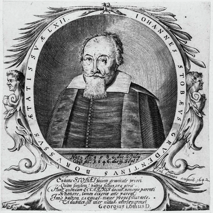 Framed Print : Portrait of composer and lutenist Johann Stobäus (1580-1646), 1642. Creator: Hermann, Johann (active 1615-1658) Framed Print : Portrait of composer and lutenist Johann Stobäus (1580-1646), 1642. Creator: Hermann, Johann (active 1615-1658)