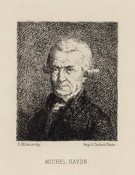 Portrait of the composer Michael Haydn (1737-1806)
