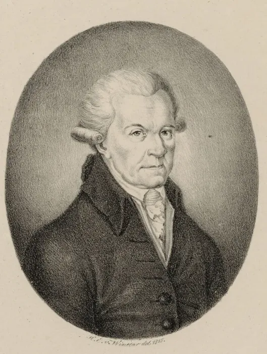 Framed Print : Portrait of the composer Michael Haydn (1737-1806), 1815 Framed Print : Portrait of the composer Michael Haydn (1737-1806), 1815