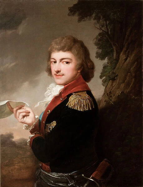 Portrait of the composer Michael Kleophas Oginski (1765-1833), 1793. Creator: Grassi, Józef (1757-1838)