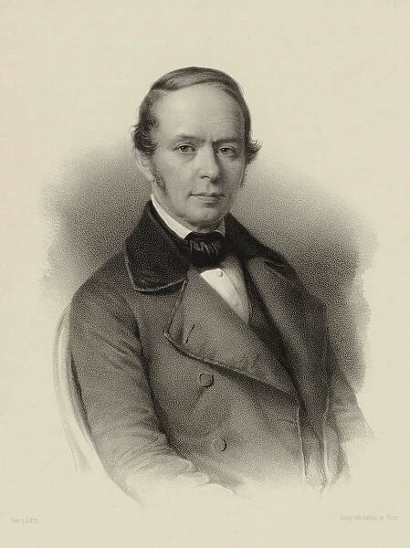 Portrait of the composer Moritz Hauptmann (1792-1868), 1840