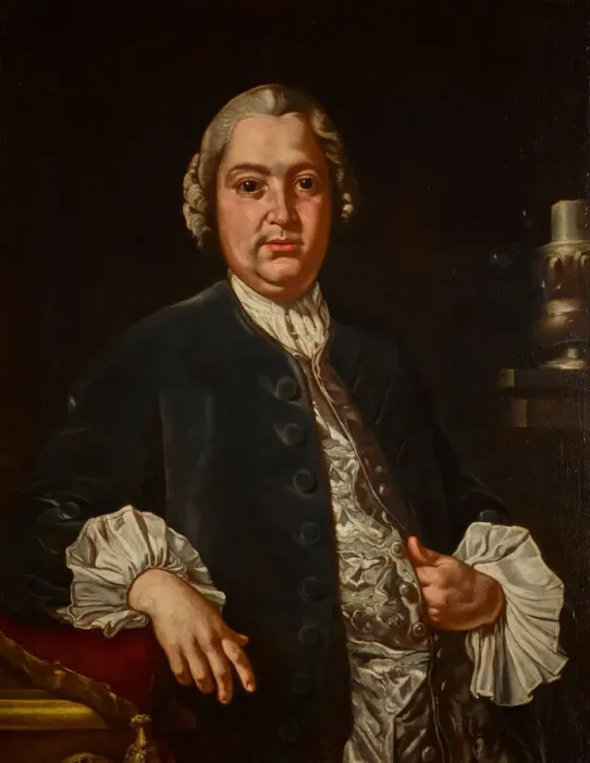 Framed Print : Portrait of the composer Niccolo Jommelli (1714-1774). Creator: Amalfi, Carlo (1707-1787) Framed Print : Portrait of the composer Niccolo Jommelli (1714-1774). Creator: Amalfi, Carlo (1707-1787)