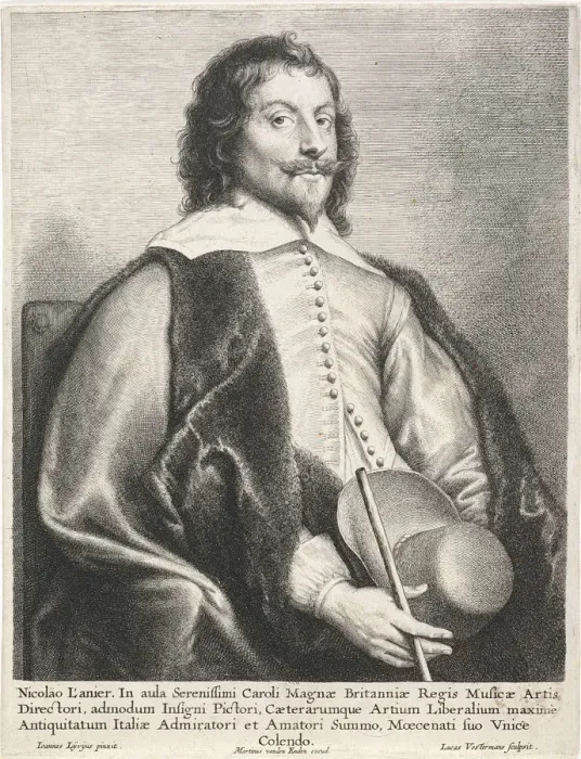 Framed Print : Portrait of the Composer Nicholas Lanier (1588-1666), First Half of 17th cen Framed Print : Portrait of the Composer Nicholas Lanier (1588-1666), First Half of 17th cen
