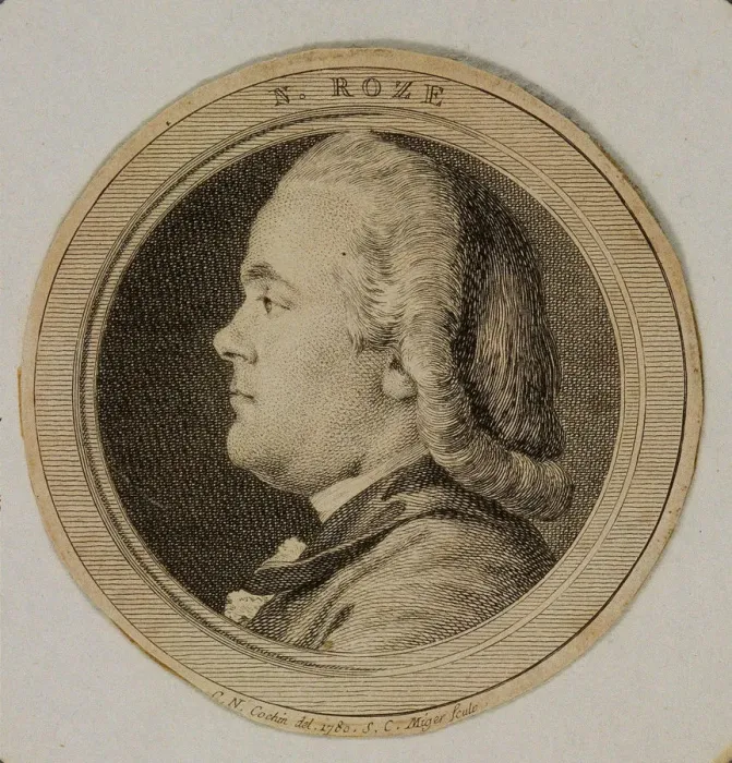 Framed Print : Portrait of the composer Nicolas Roze (1736-1820) Framed Print : Portrait of the composer Nicolas Roze (1736-1820)