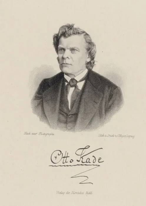 Framed Print : Portrait of the Composer Otto Kade (1819-1900). Creator: Weger, August (1823-1892) Framed Print : Portrait of the Composer Otto Kade (1819-1900). Creator: Weger, August (1823-1892)