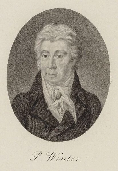 Portrait of the Composer Peter von Winter (1754-1825), ca 1825. Creator: Anonymous