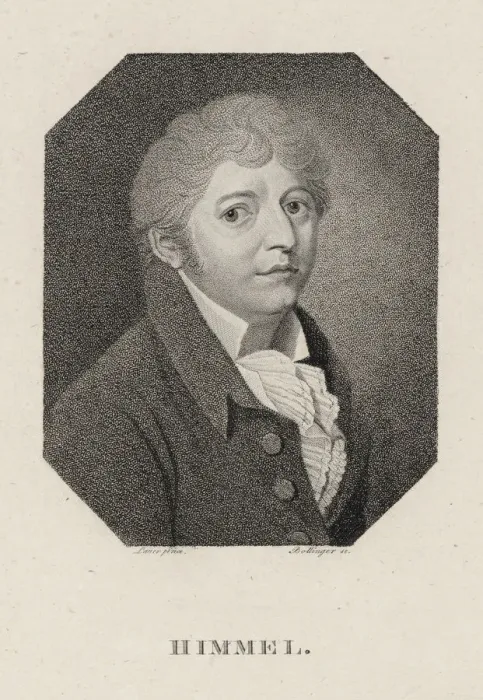 Framed Print : Portrait of the composer and pianist Friedrich Heinrich Himmel (1765-1814), 1815 Framed Print : Portrait of the composer and pianist Friedrich Heinrich Himmel (1765-1814), 1815