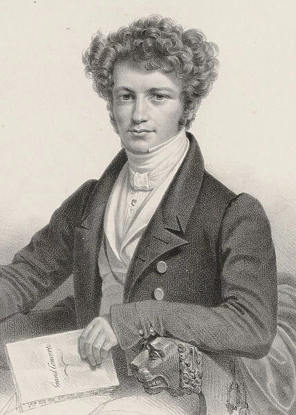 Portrait of the composer and pianist Henri Herz (1803-1888), 1830