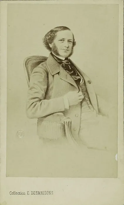 Framed Print : Portrait of the composer and pianist Henri Herz (1803-1888). Creator: Desmaisons, Émile (1812-1880) Framed Print : Portrait of the composer and pianist Henri Herz (1803-1888). Creator: Desmaisons, Émile (1812-1880)