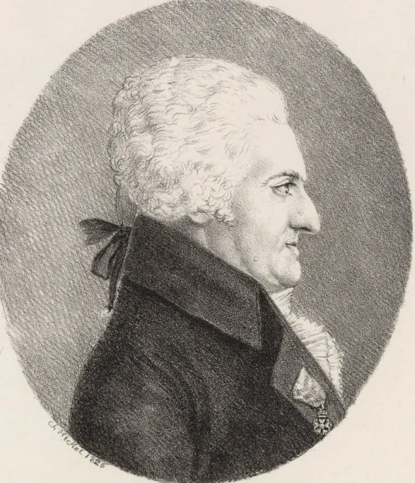 Framed Print : Portrait of the composer Pierre-Alexandre Monsigny (1729-1817), 1826. Creator: Heckel Framed Print : Portrait of the composer Pierre-Alexandre Monsigny (1729-1817), 1826. Creator: Heckel