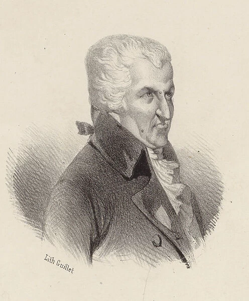 Portrait of the composer Pierre-Alexandre Monsigny (1729-1817). Creator: Guillet, V